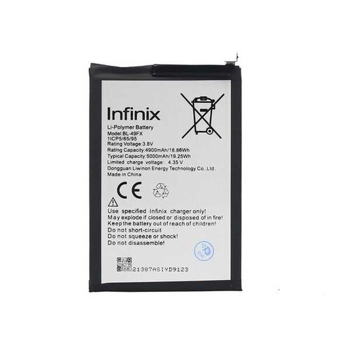Infinix Hot 8 Batarya Pil Bl-49fx - Thumbnail