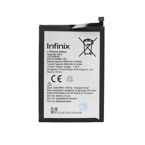 ÇILGIN FİYAT !! Infinix Hot 9 Batarya Pil Bl-49fx 