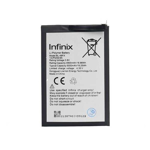 Infinix Hot 9 Pro Batarya Pil Bl-49fx - Thumbnail