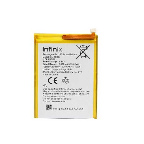 Infinix S4 Batarya Pil Bl-39kx - Thumbnail