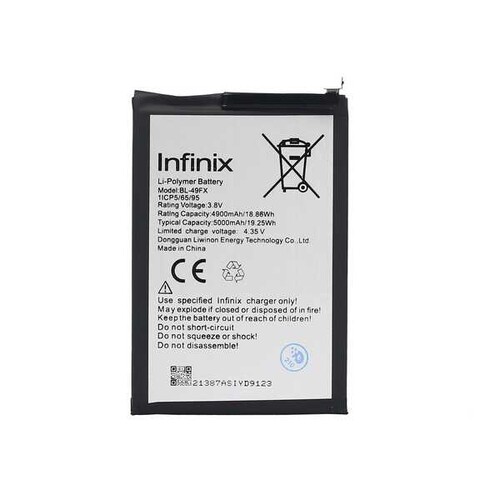 Infinix Smart 5 Batarya Pil Bl-49fx - Thumbnail