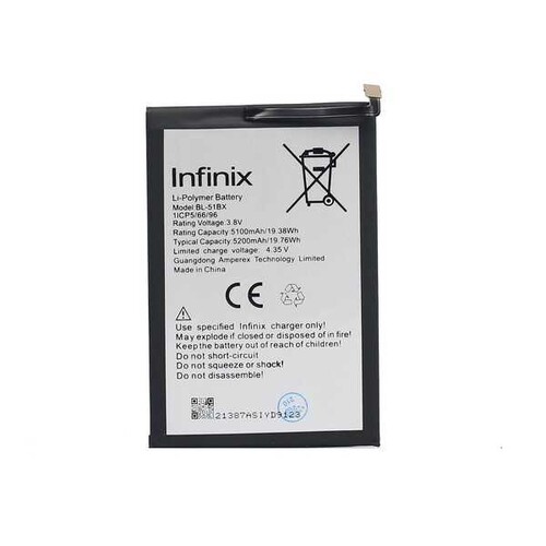 Infinix Uyumlu Hot 10 Batarya Bl-51bx - Thumbnail