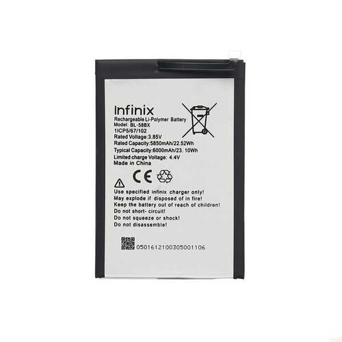 Infinix Uyumlu Hot 10 Play Batarya Bl-58bx - Thumbnail
