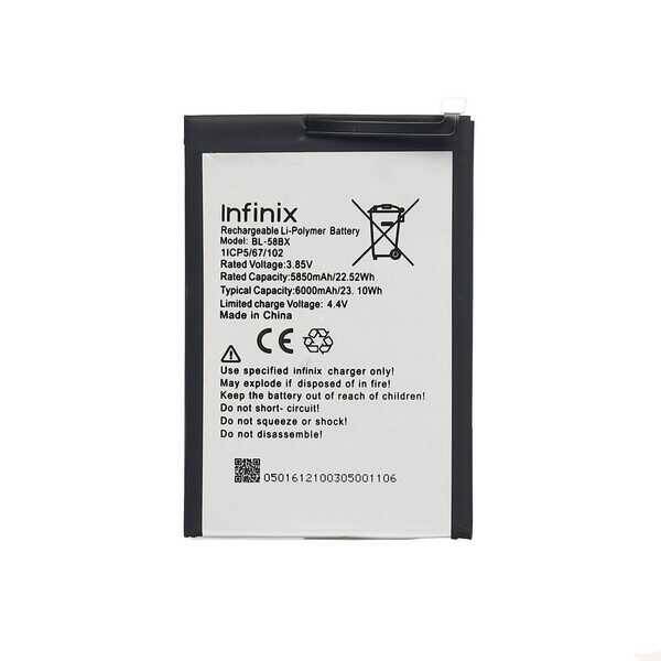 Infinix Uyumlu Hot 10 Play Batarya Bl-58bx