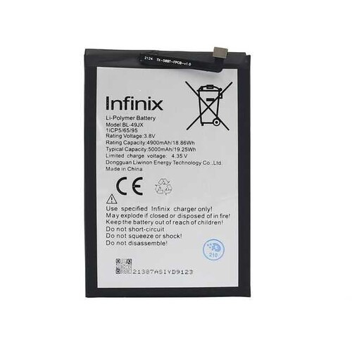 Infinix Uyumlu Hot 10 Pro Batarya Bl-49jx - Thumbnail