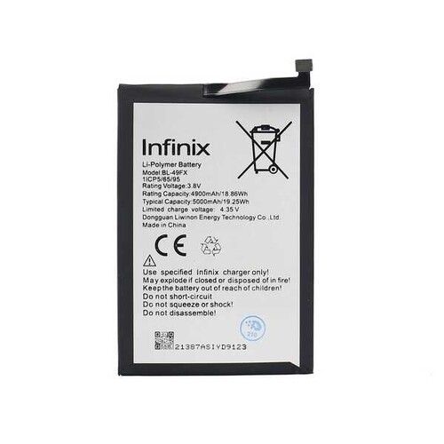 Infinix Uyumlu Hot 8 Lite Batarya Bl-49fx - Thumbnail