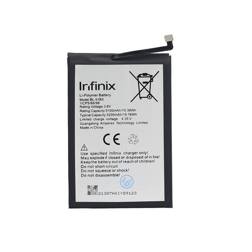 Infinix Uyumlu Note 8i Batarya Bl-51bx - Thumbnail