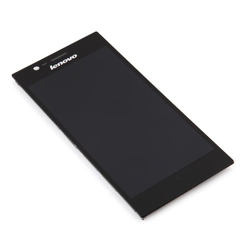 Lenovo K900 Lcd Ekran Dokunmatik Siyah Çıtalı - Thumbnail
