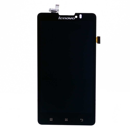 Lenovo P750 Lcd Ekran Dokunmatik Siyah Çıtalı - Thumbnail