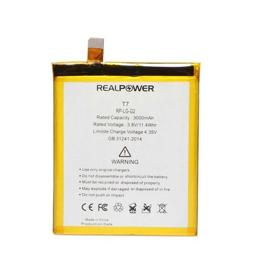 RealPower Lg G2 D802 Yüksek Kapasiteli Batarya Pil - Thumbnail