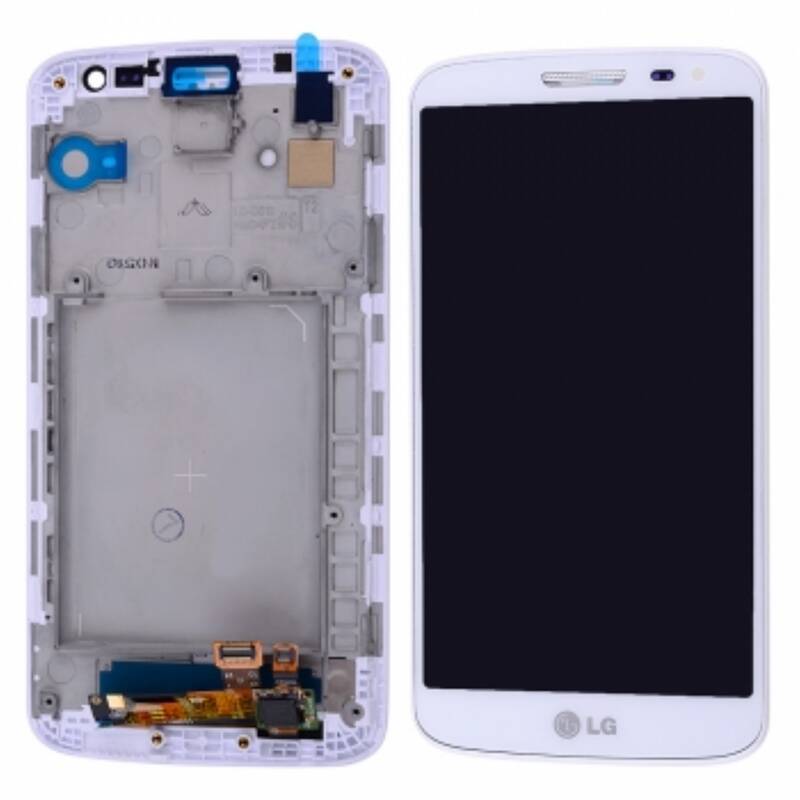 Lg G2 Mini D618 Lcd Ekran Dokunmatik Beyaz Çıtalı