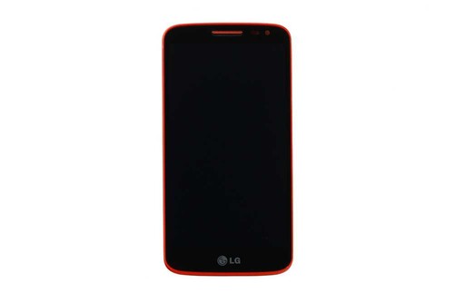 Lg G2 Mini D618 Lcd Ekran Dokunmatik Kırmızı Çıtalı - Thumbnail