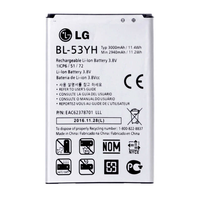 Lg G3 D855 Batarya Pil BL53YH
