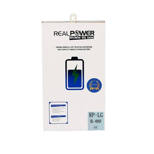 RealPower Lg G4c H525 Yüksek Kapasiteli Batarya Pil