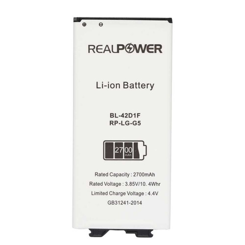 RealPower Lg G5 H850 Yüksek Kapasiteli Batarya Pil - Thumbnail