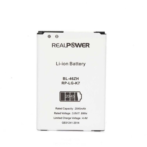 RealPower Lg K7 K330 Yüksek Kapasiteli Batarya Pil - Thumbnail