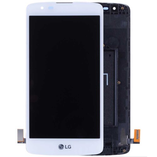 Lg K8 K350 Lcd Ekran Dokunmatik Beyaz Çıtalı - Thumbnail