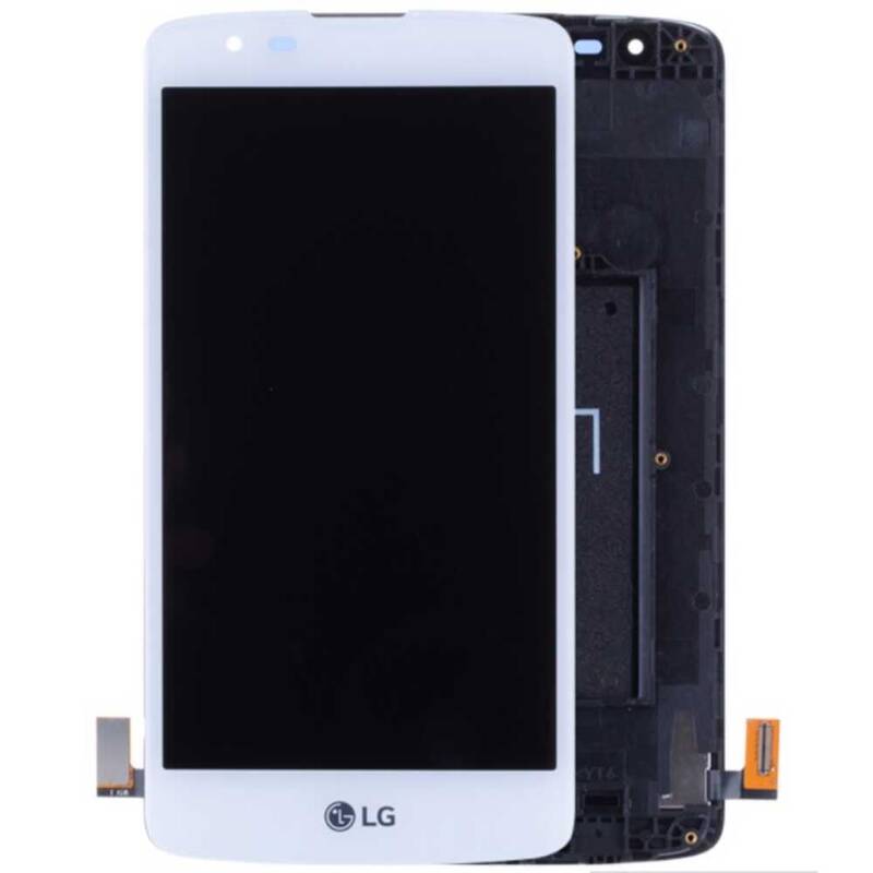 Lg K8 K350 Lcd Ekran Dokunmatik Beyaz Çıtalı