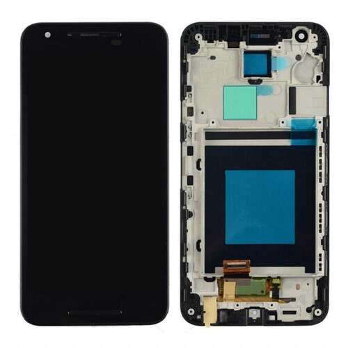 Lg Nexus 5x H790 H791 Lcd Dokunmatik Ekran Siyah Çıtalı - Thumbnail