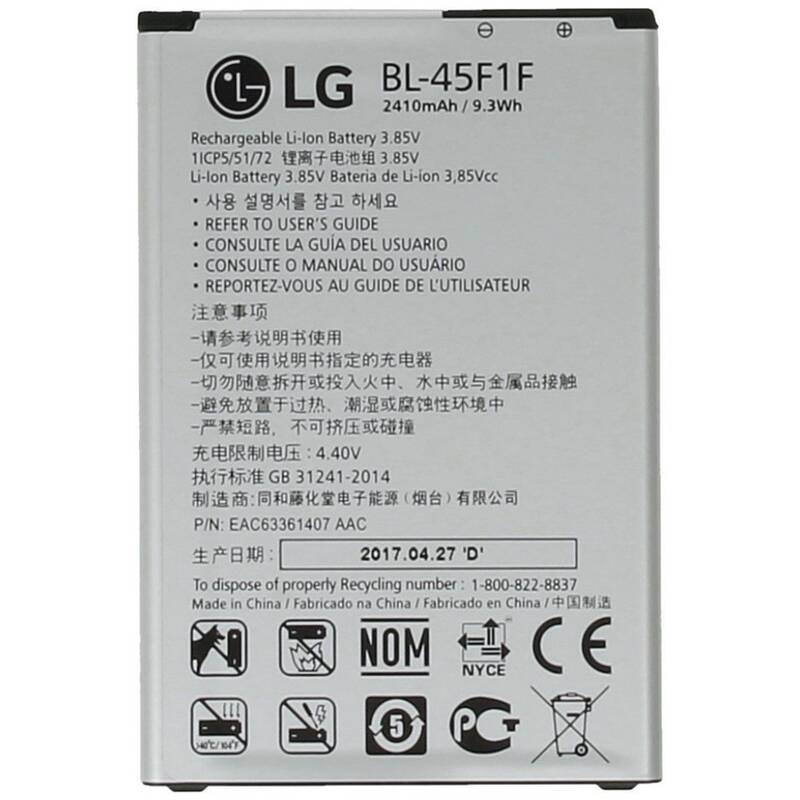 Lg X230 K7 2017 Batarya Pil Bl45f1f