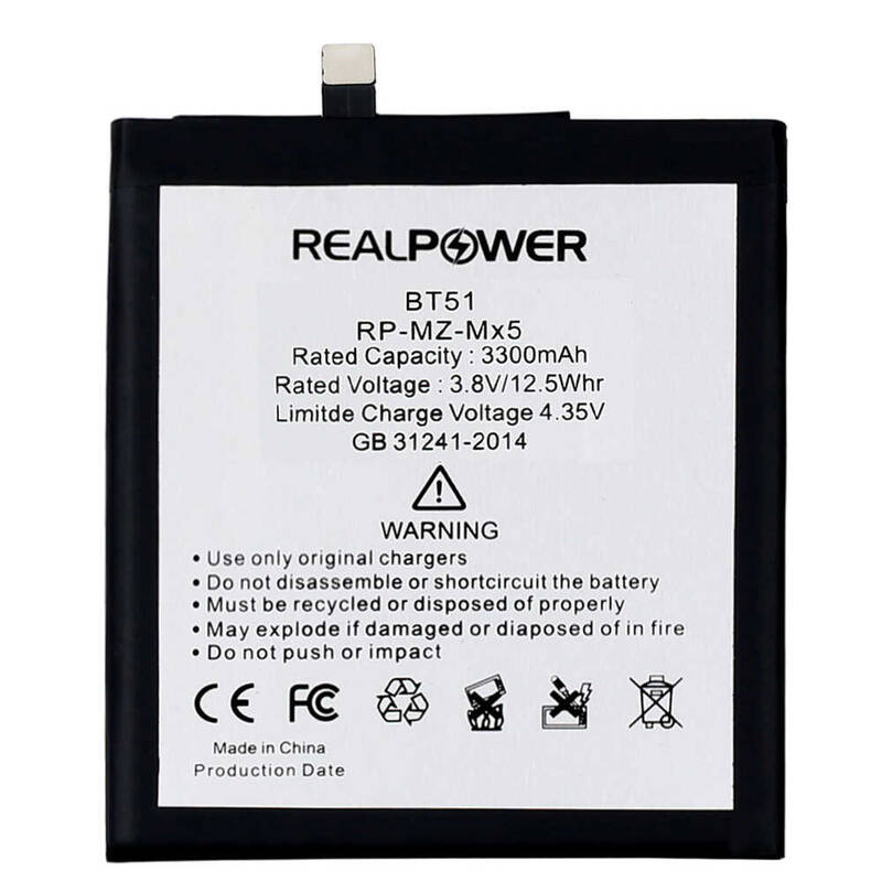 RealPower Meizu Mx5 Yüksek Kapasiteli Batarya Pil 3300mah