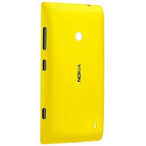 Nokia Lumia 520 Arka Kapak Sarı - Thumbnail
