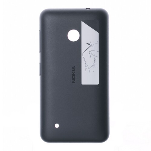 Nokia Lumia 530 Arka Kapak Siyah - Thumbnail