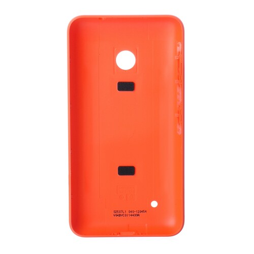 Nokia Lumia 530 Uyumlu Arka Kapak Turuncu - Thumbnail