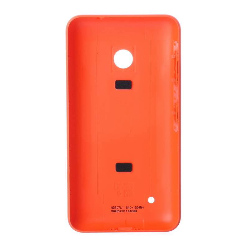 Nokia Lumia 530 Uyumlu Arka Kapak Turuncu