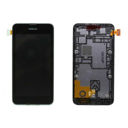 Nokia Lumia 530 Lcd Ekran Dokunmatik Siyah Çıtalı - Thumbnail