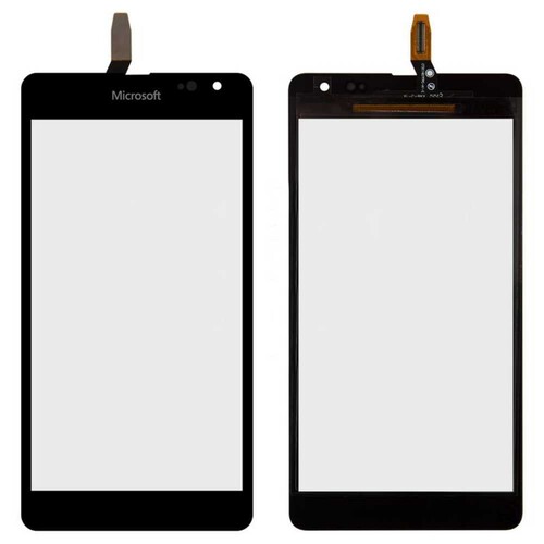 Nokia Lumia 535 Dokunmatik Touch Siyah Çıtasız - Thumbnail