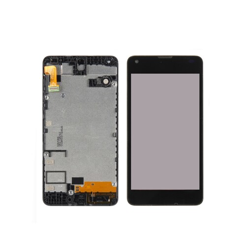 Nokia Lumia 550 Lcd Ekran Dokunmatik Siyah Çıtalı - Thumbnail