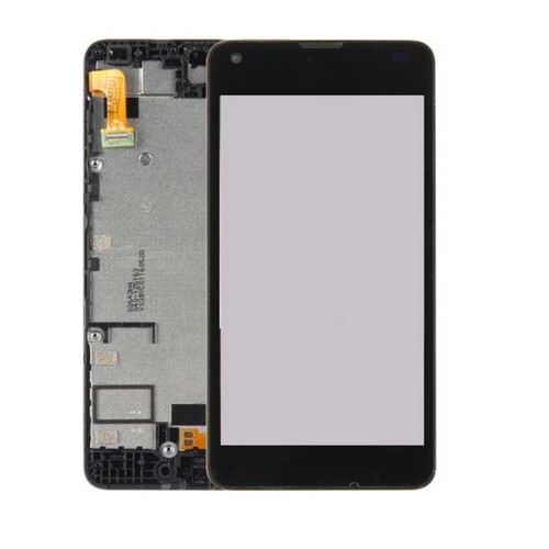 Nokia Lumia 550 Lcd Ekran Dokunmatik Siyah Çıtalı - Thumbnail