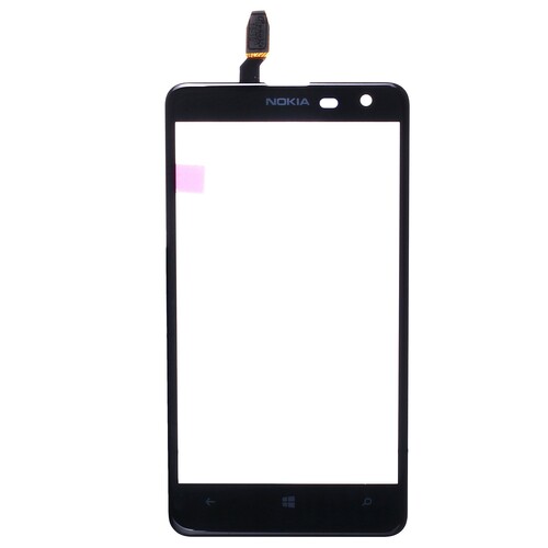 Nokia Lumia 625 Dokunmatik Touch Siyah Çıtasız - Thumbnail