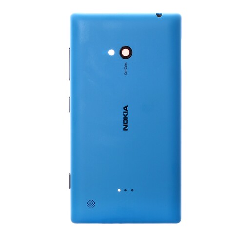 Nokia Lumia 720 Arka Kapak Mavi - Thumbnail