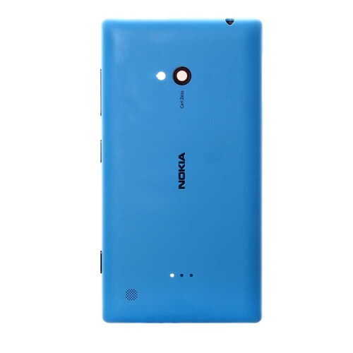 Nokia Lumia 720 Arka Kapak Mavi - Thumbnail