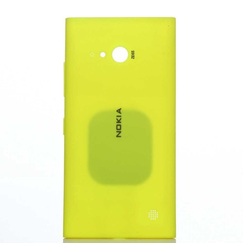 Nokia Lumia 730 Arka Kapak Sarı - Thumbnail