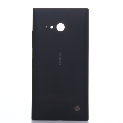 Nokia Lumia 730 Uyumlu Arka Kapak Siyah - Thumbnail