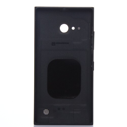 Nokia Lumia 730 Uyumlu Arka Kapak Siyah - Thumbnail