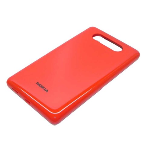 Nokia Lumia 820 Arka Kapak Kırmızı - Thumbnail