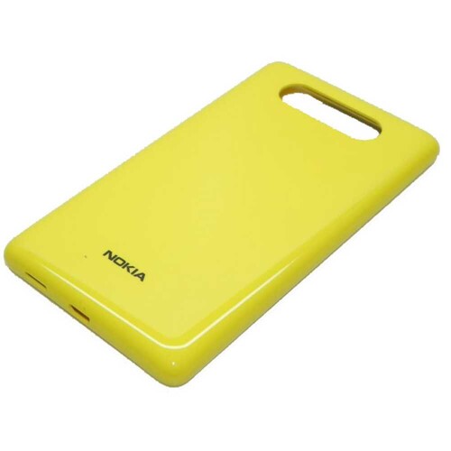 Nokia Lumia 820 Arka Kapak Sarı - Thumbnail