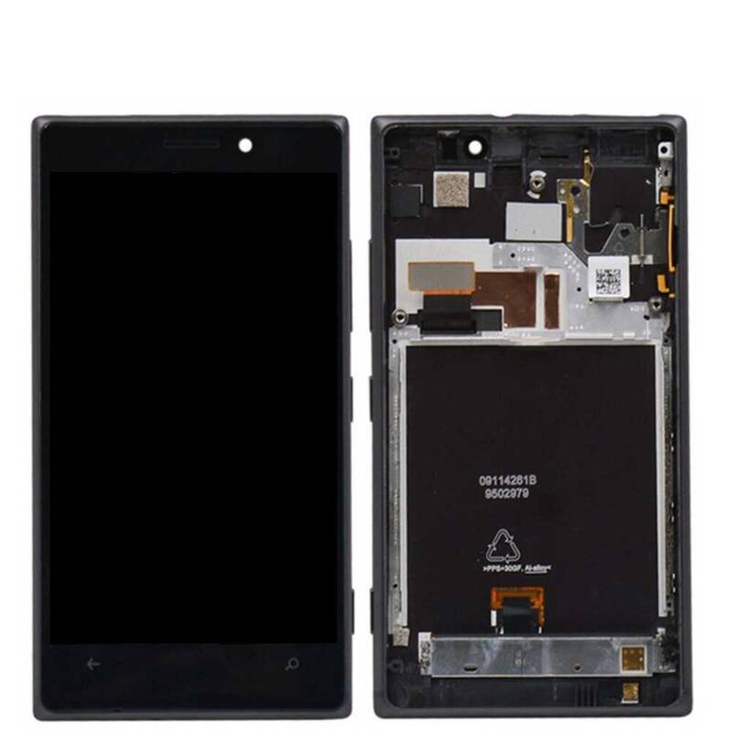 Nokia Lumia 925 Lcd Ekran Dokunmatik Siyah Çıtalı
