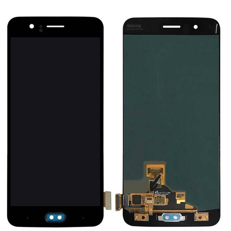 OnePlus 5 Lcd Ekran Dokunmatik Siyah Çıtasız