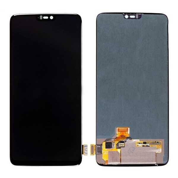 OnePlus Uyumlu 6 Lcd Ekran Siyah Çıtasız