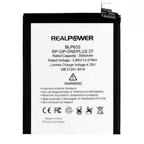 RealPower Oppo 3t Yüksek Kapasiteli Batarya Pil 3500mah - Thumbnail