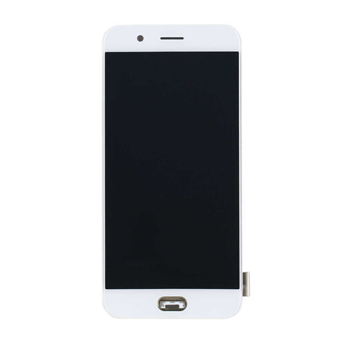 Oppo Uyumlu R11 Lcd Ekran Beyaz Çıtalı - Thumbnail