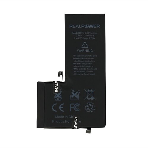 RealPower Apple Uyumlu iPhone 11 Pro Max Yüksek Kapasiteli Batarya 3969mah - Thumbnail