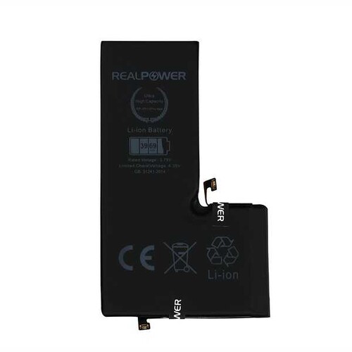 RealPower Apple Uyumlu iPhone 11 Pro Max Yüksek Kapasiteli Batarya 3969mah - Thumbnail