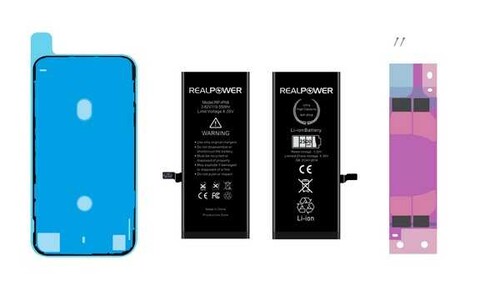 RealPower Apple Uyumlu iPhone 8 Yüksek Kapasiteli Batarya 2500mah - Thumbnail