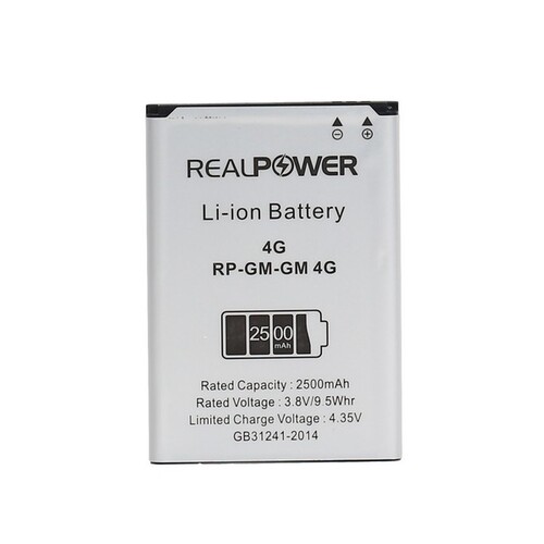 RealPower General Mobile Discovery Android E3 4g Yüksek Kapasiteli Batarya Pil - Thumbnail